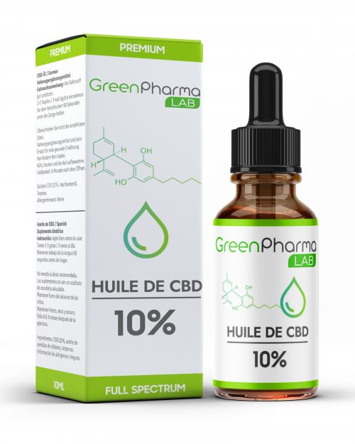 Huile de CBD 10% GreenPharma