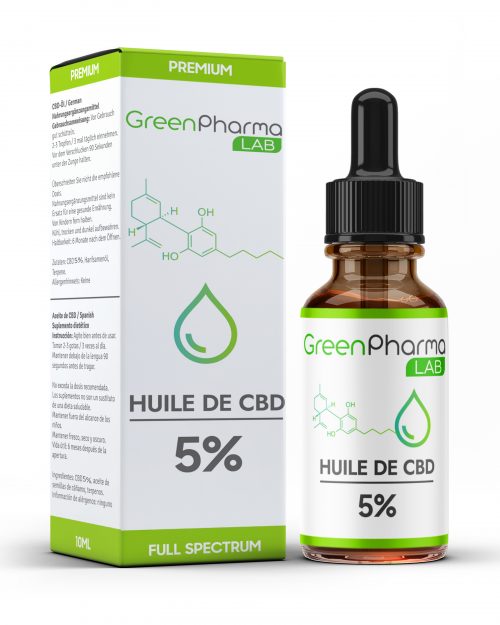 Huile de CBD 5% GreenPharma